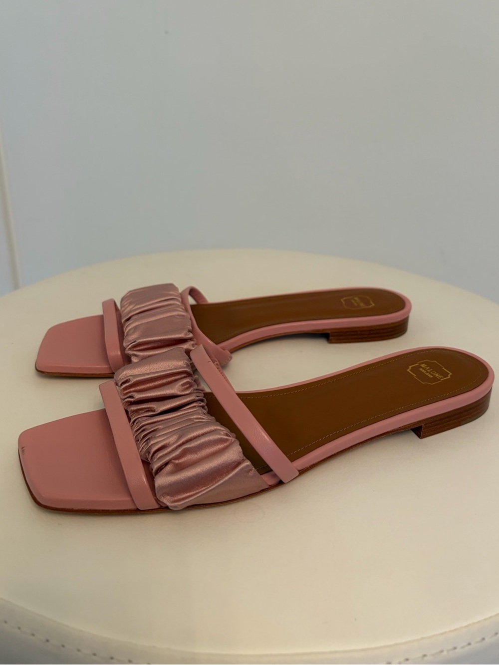 Malone Souliers pink Demi flats